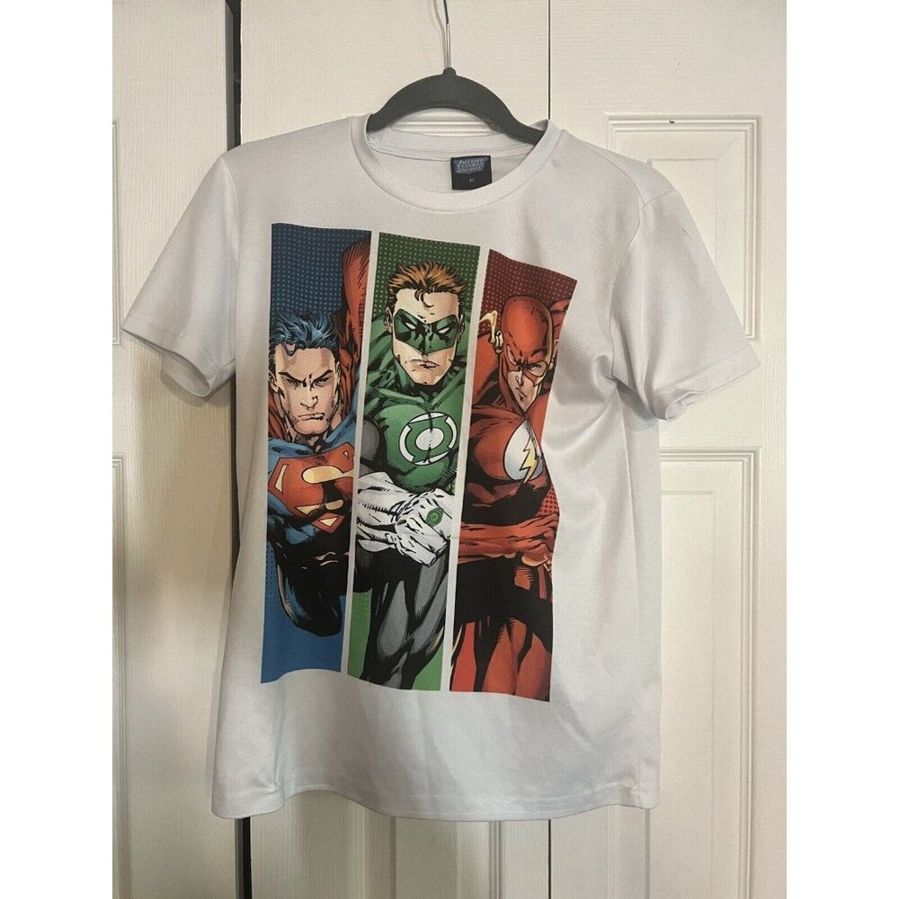 Justice League Columns T-Shirt DC Comics Sizes XS